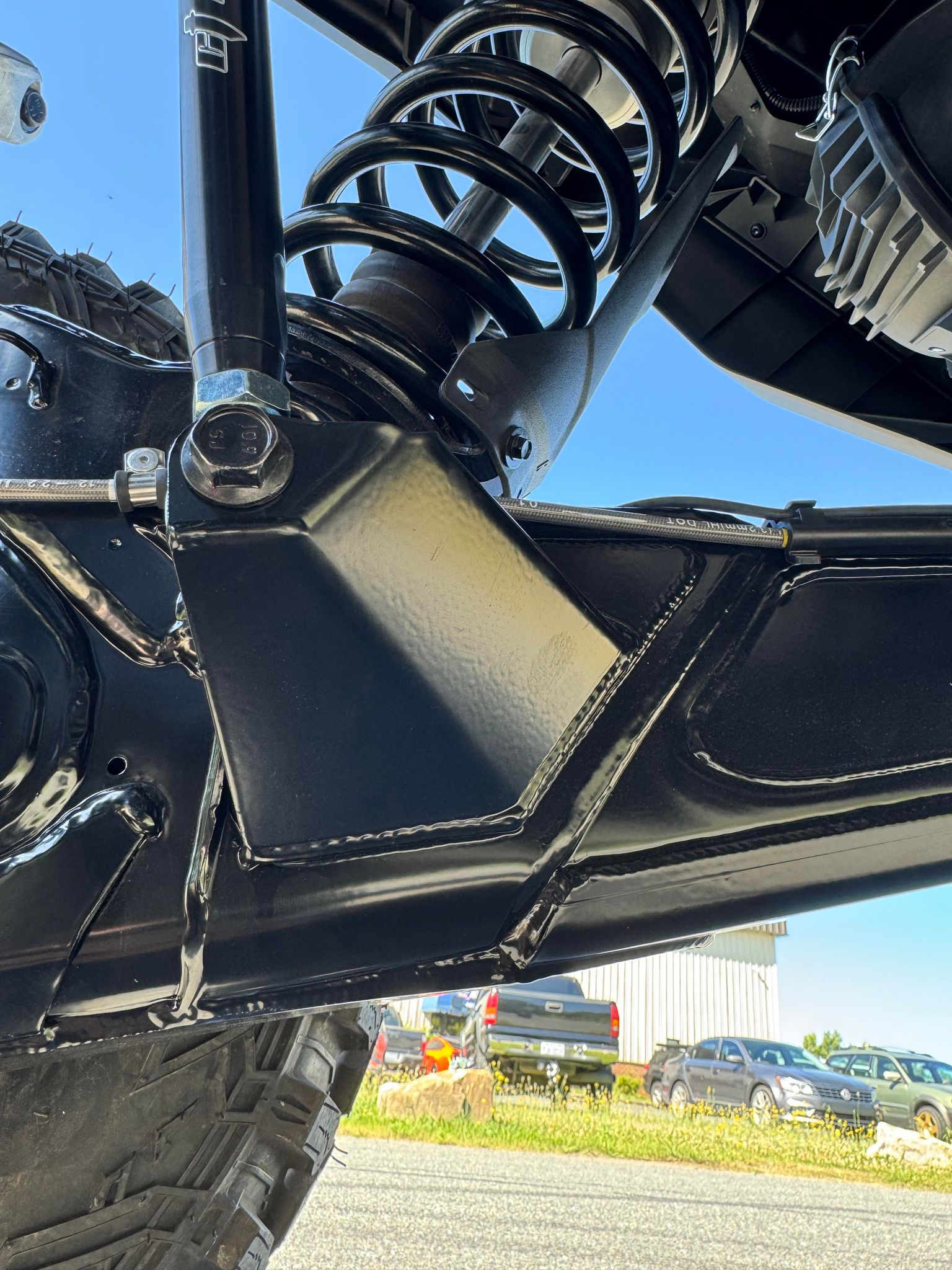 Photo of Maverick R Weld On Trailing Arm Gusset Kit by CT Race Worx - Premium Suspension for UTVs / Side by Sides