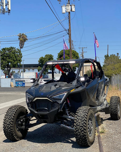 Photo of Polaris Pro R RZR 30" Roof Mounts For Light Bar or MPM Mount by GGLighting - Premium rzr roof mount for UTVs / Side by Sides