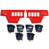 50 Caliber Racing RZR XP1000 8-Switch Billet Aluminum Dash Panel