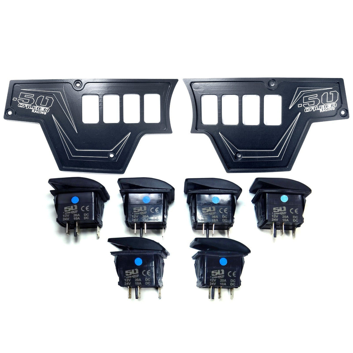 RZR XP1000 8-Switch Billet Aluminum Dash Panel