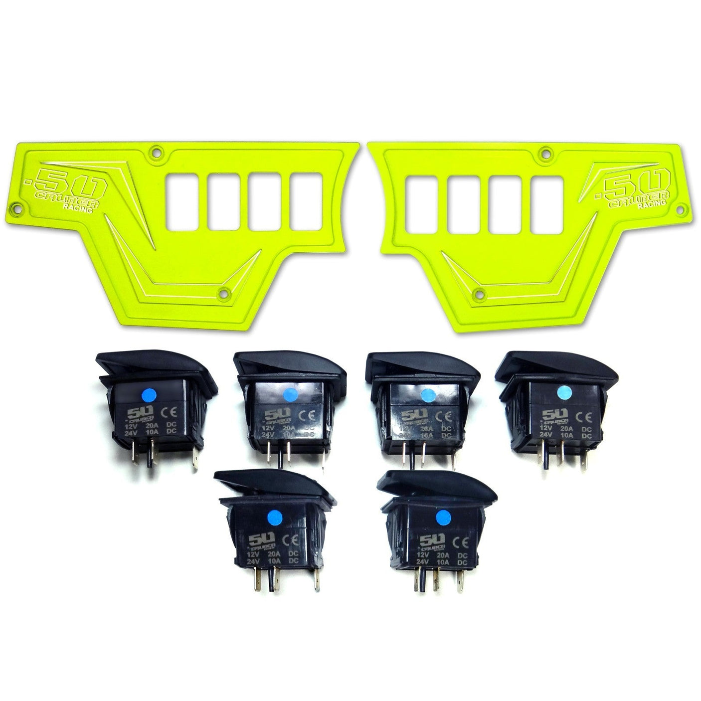 RZR XP1000 8-Switch Billet Aluminum Dash Panel