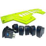 RZR XP1000 8-Switch Billet Aluminum Dash Panel