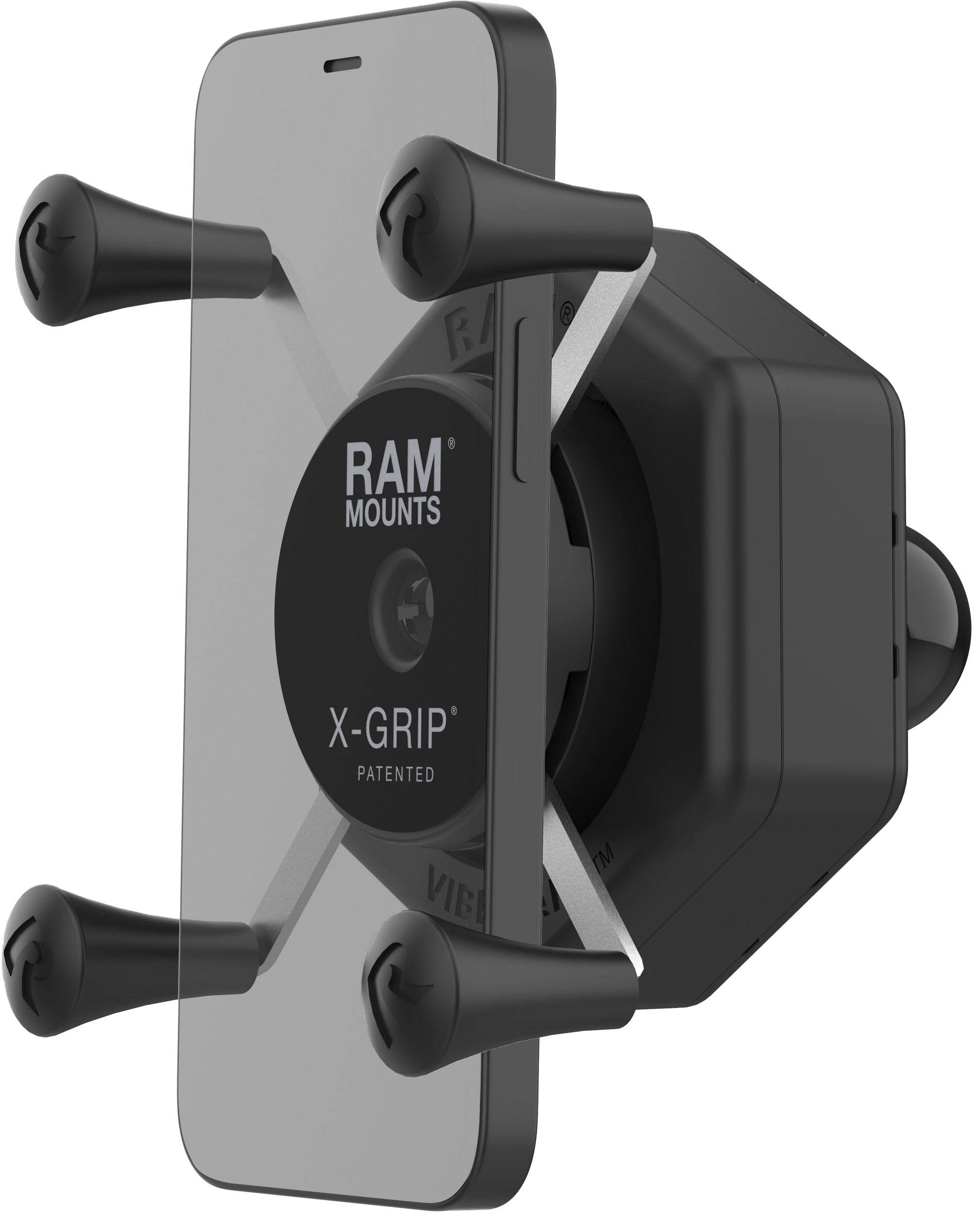 Photo of X-GRIP VIBE-SAFE PHONE HOLDER WITH BALL ADAPTER by RAM - Premium Accessories for UTVs / Side by Sides