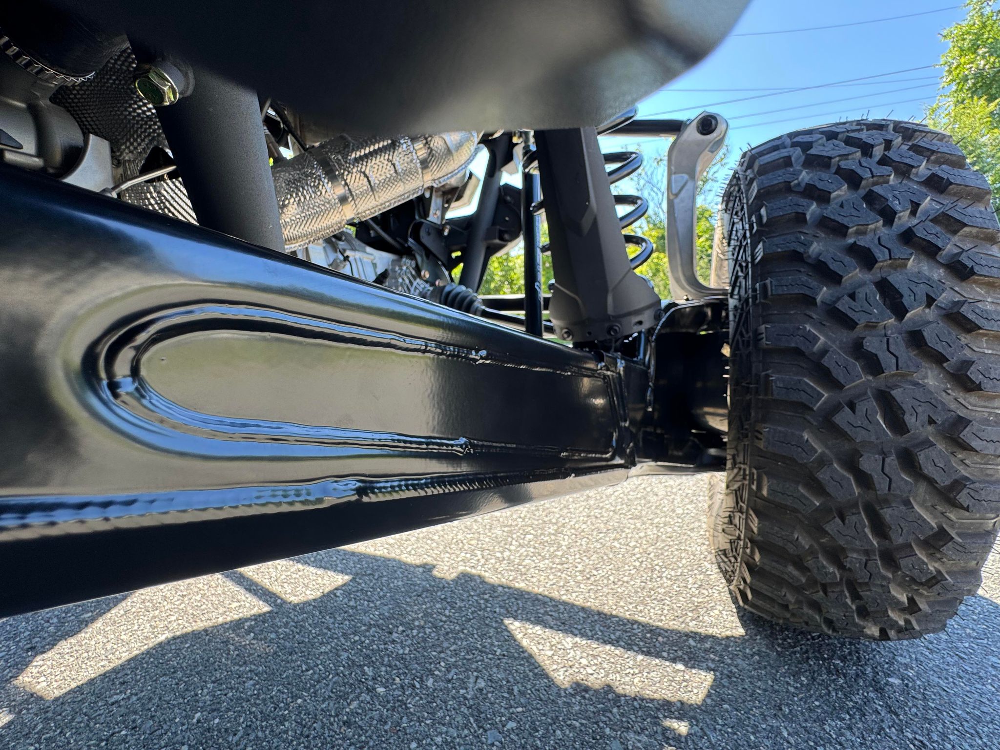 Photo of Maverick R Weld On Trailing Arm Gusset Kit by CT Race Worx - Premium Suspension for UTVs / Side by Sides
