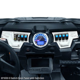 50 Caliber Racing RZR XP1000 8-Switch Billet Aluminum Dash Panel