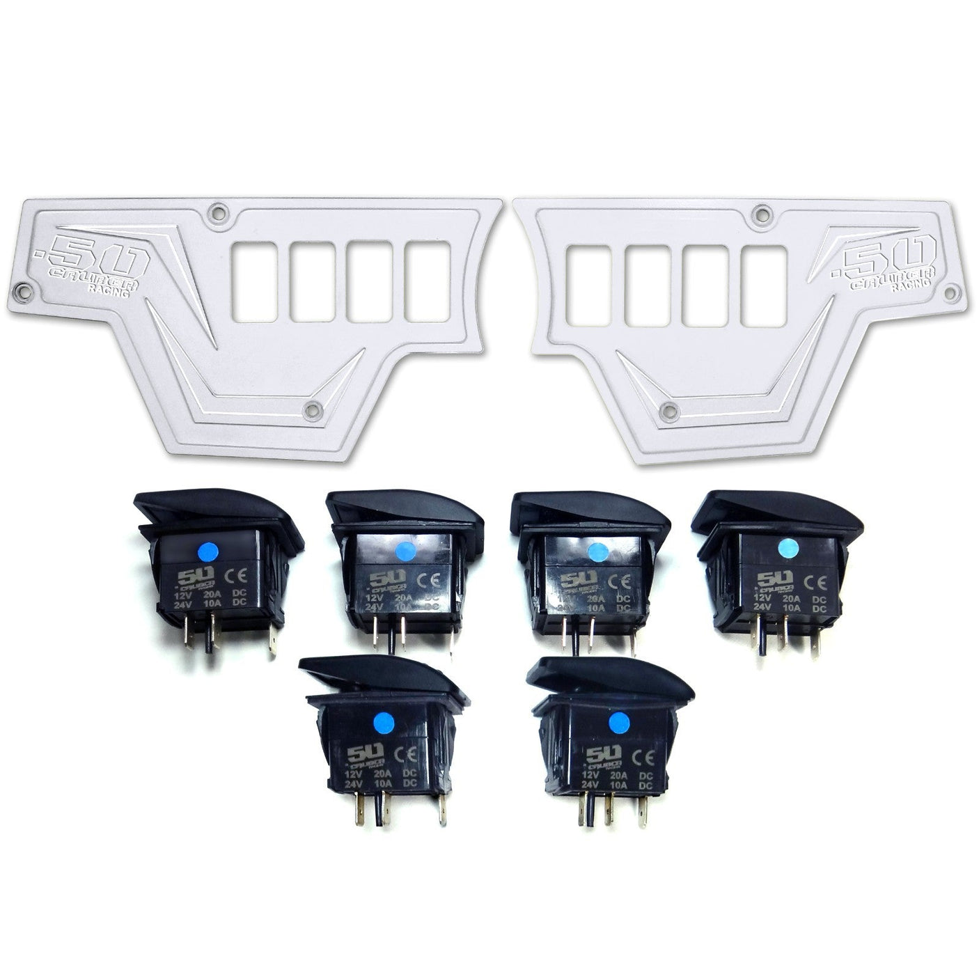 RZR XP1000 8-Switch Billet Aluminum Dash Panel