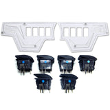 RZR XP1000 8-Switch Billet Aluminum Dash Panel