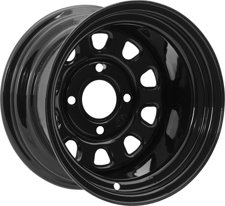 Photo of DELTA STEEL WHEEL 12X7 4/156 4+3 BLACK 12MM by ITP - Premium Wheels for UTVs / Side by Sides