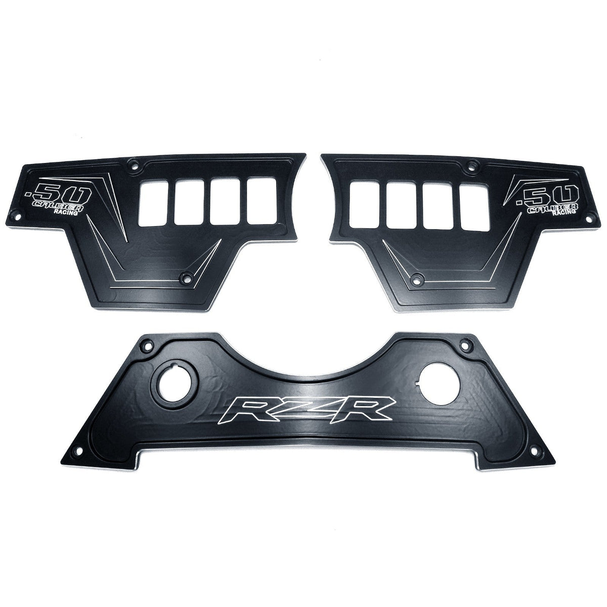 50 Caliber Racing RZR XP1000 8-Switch Billet Aluminum Dash Panel