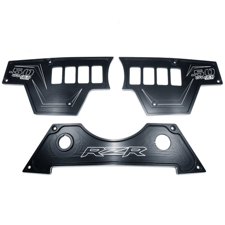 50 Caliber Racing RZR XP1000 8-Switch Billet Aluminum Dash Panel