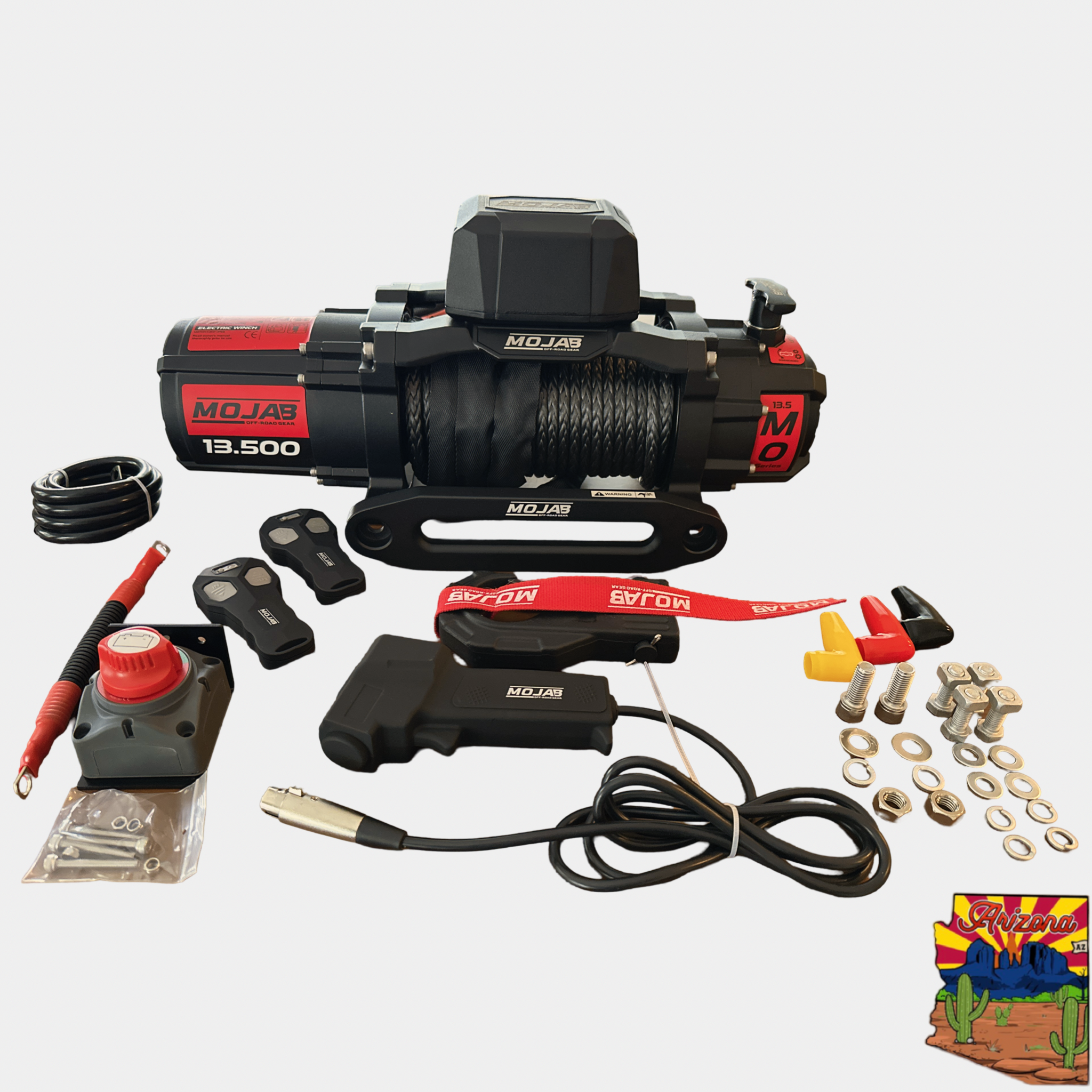Photo of MO13.5 Series Electric Winch by MOJAB OFFROAD - Premium Winches & Winch Mounts for UTVs / Side by Sides