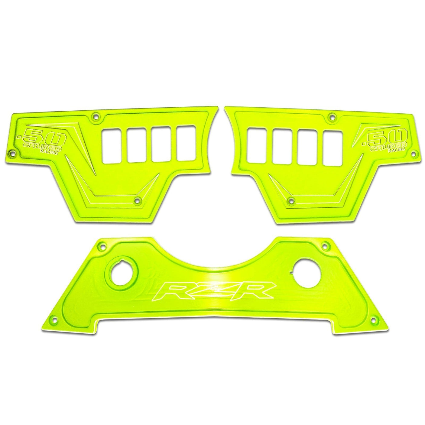 50 Caliber Racing RZR XP1000 8-Switch Billet Aluminum Dash Panel