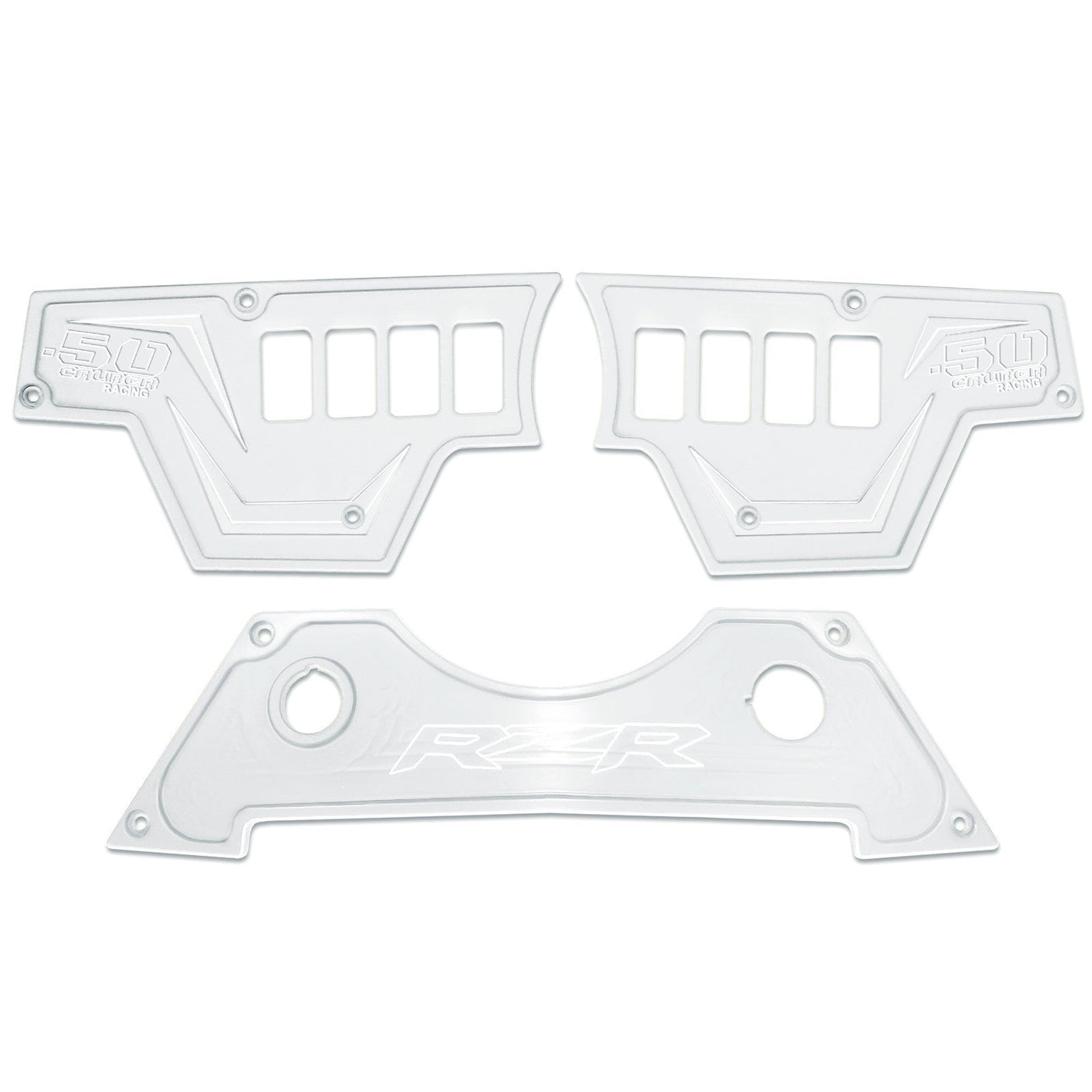 50 Caliber Racing RZR XP1000 8-Switch Billet Aluminum Dash Panel