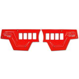 50 Caliber Racing RZR XP1000 8-Switch Billet Aluminum Dash Panel
