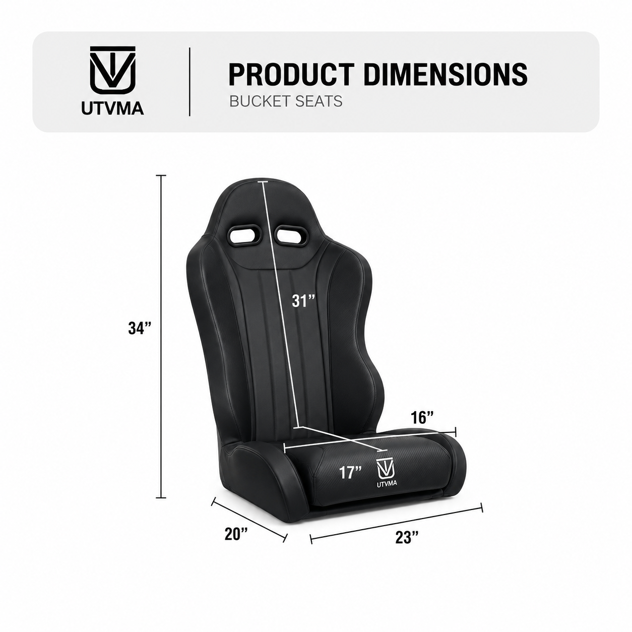 "Weekender" Series Front Suspension Bucket Seats for Commander (2021+)