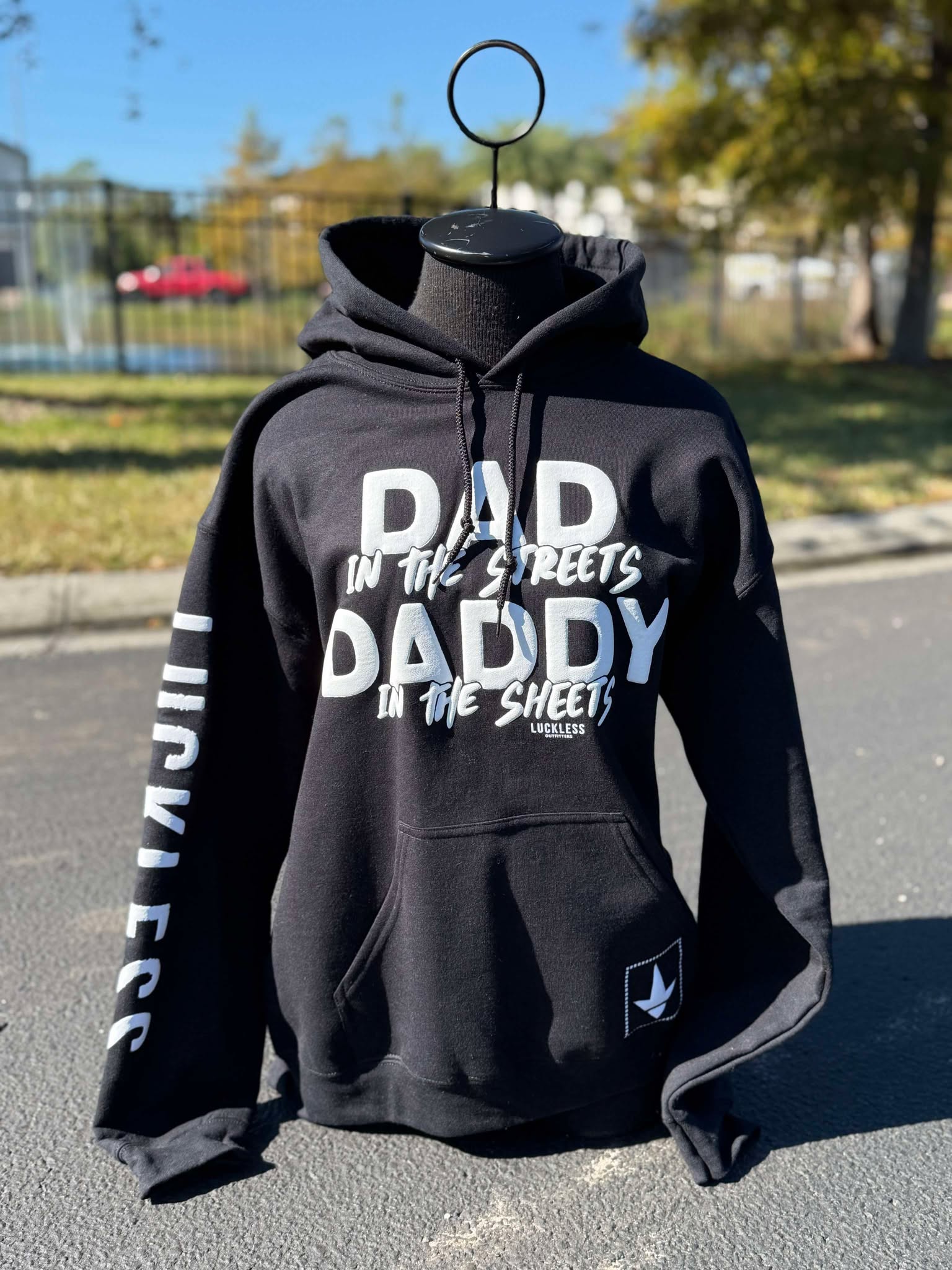 Photo of Dad in the Streets Hoodie by Luckless Outfitters - Premium Hoodie for UTVs / Side by Sides