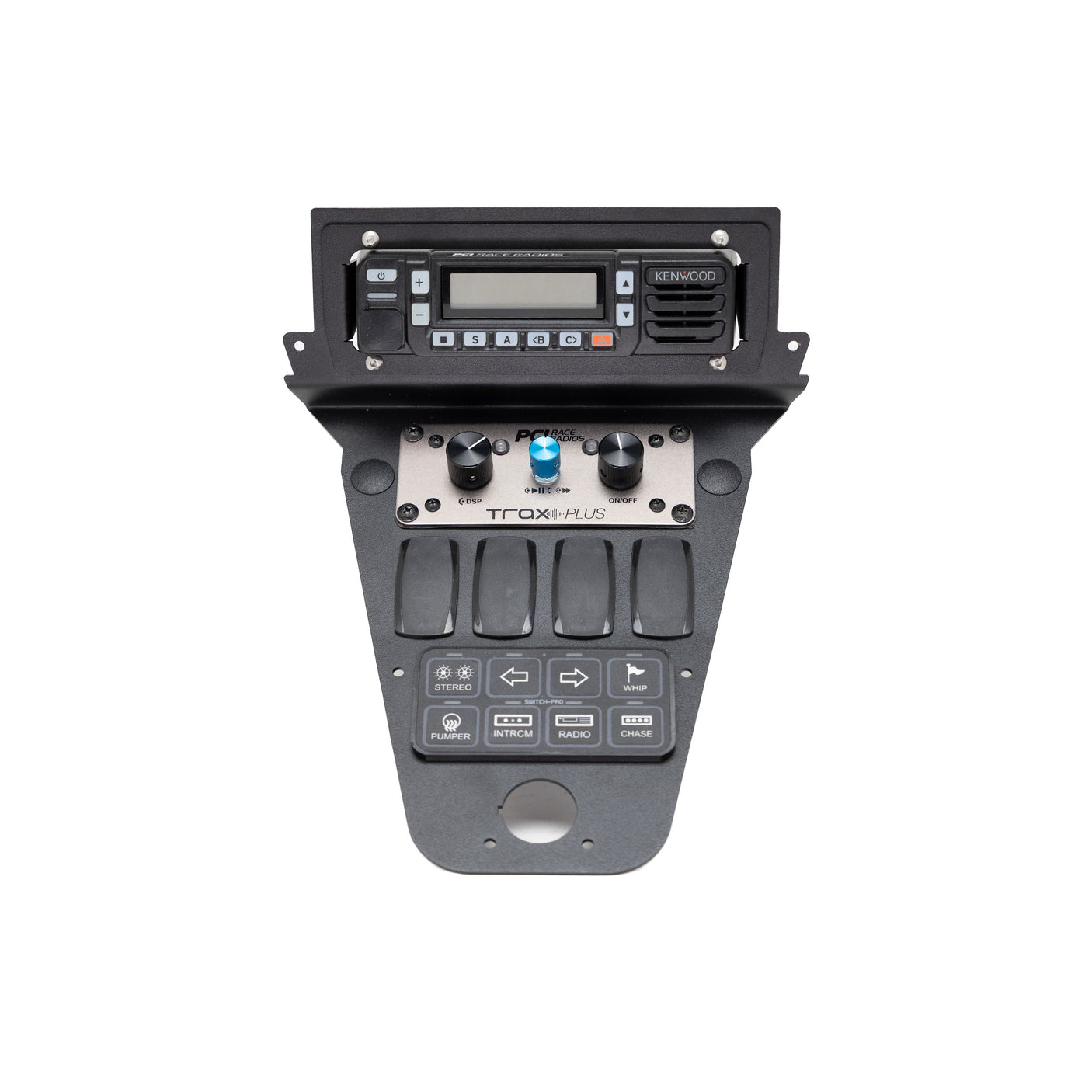 Polaris RZR Pro R Kenwood Radio & Intercom Mount with SwitchPros Bracket