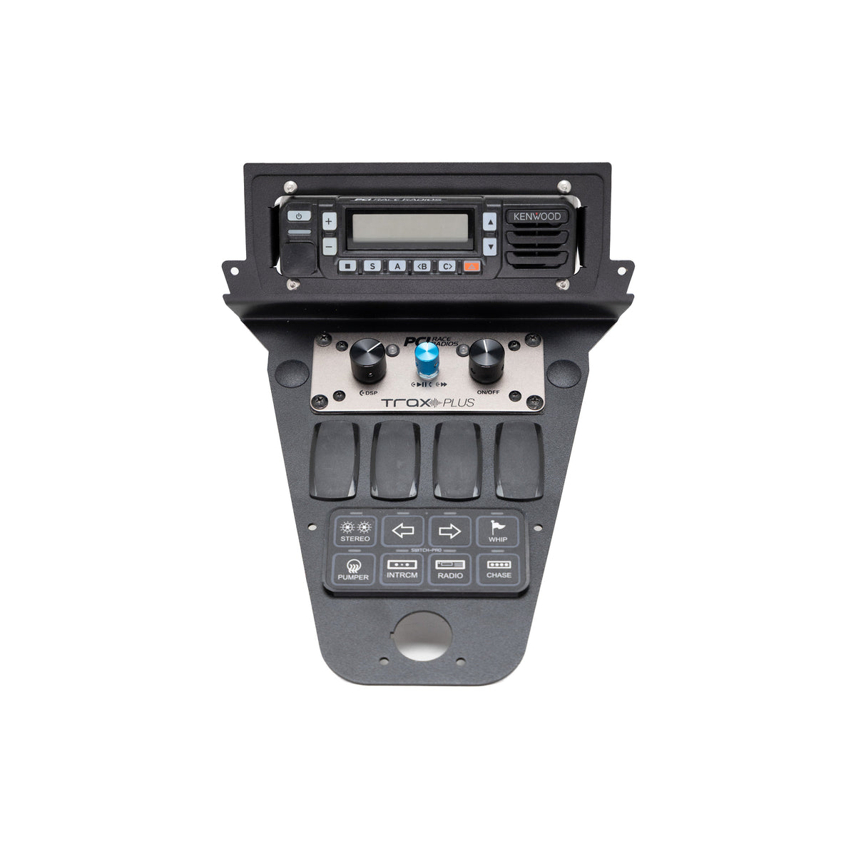 Polaris RZR Pro R Kenwood Radio & Intercom Mount with SwitchPros Bracket