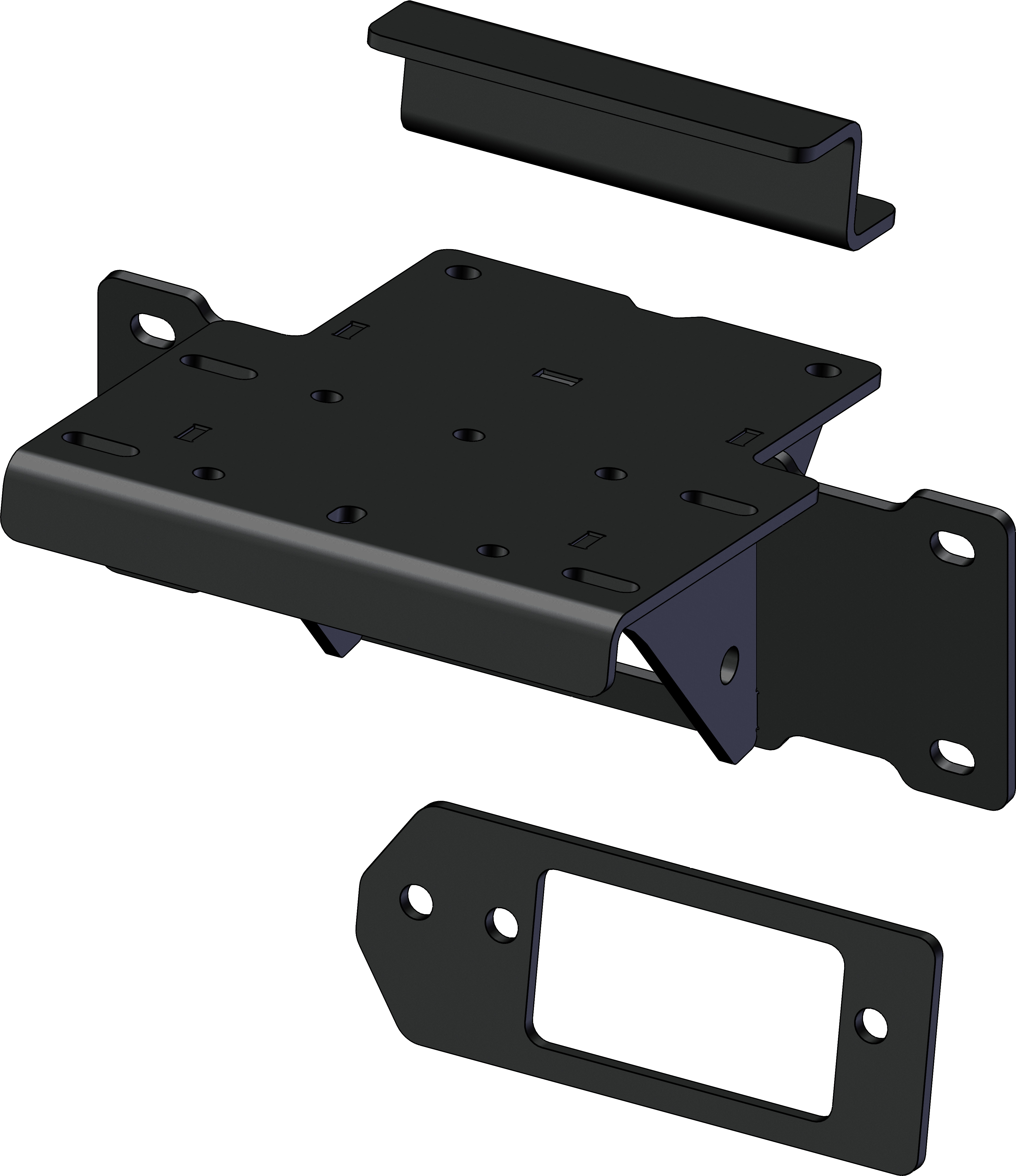 Photo of WINCH MOUNT by KFI - Premium Mounts for UTVs / Side by Sides