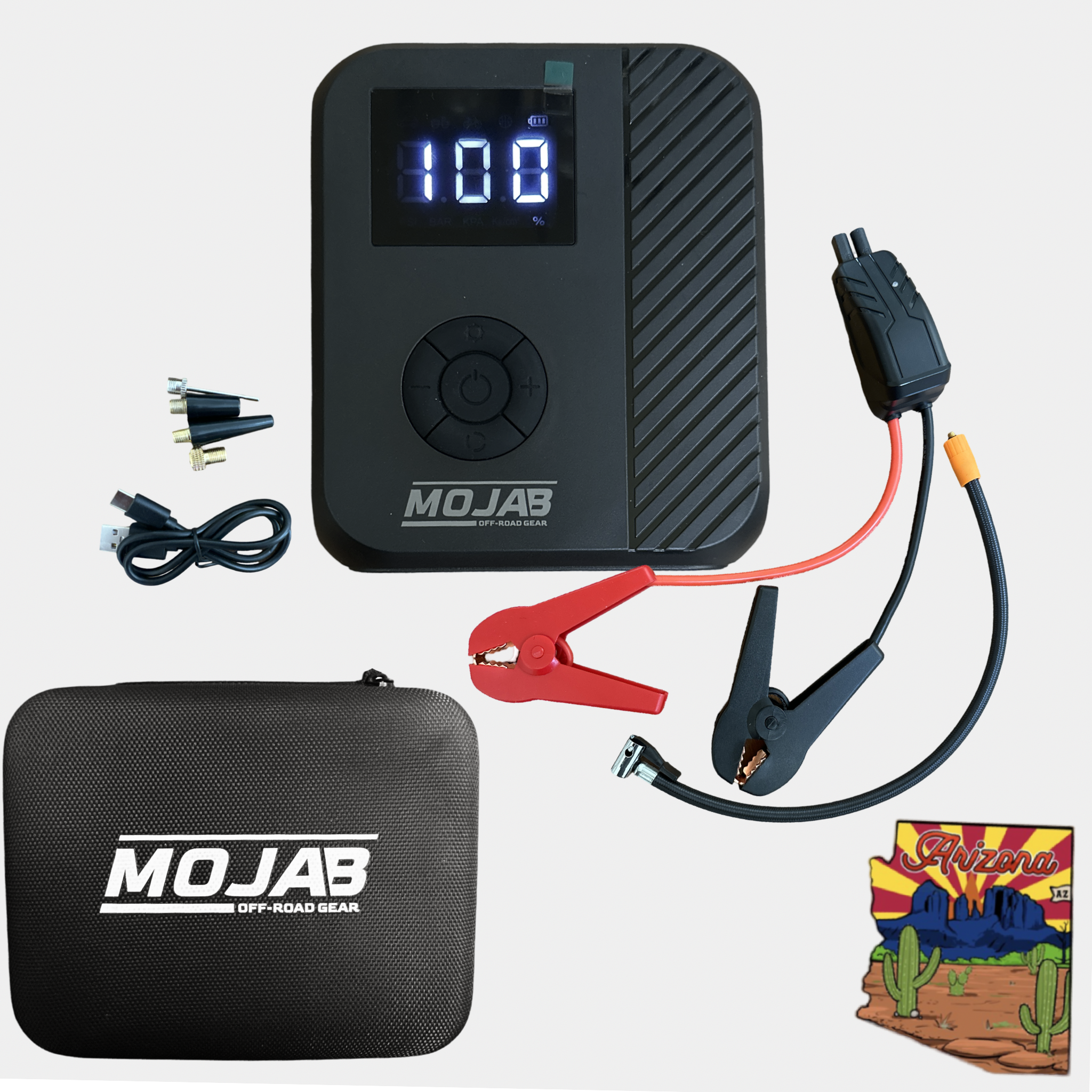 Photo of PowerPro All-in-One Emergency Starter and Tire inflator by MOJAB OFFROAD - Premium Batteries & Battery Accessories for UTVs / Side by Sides