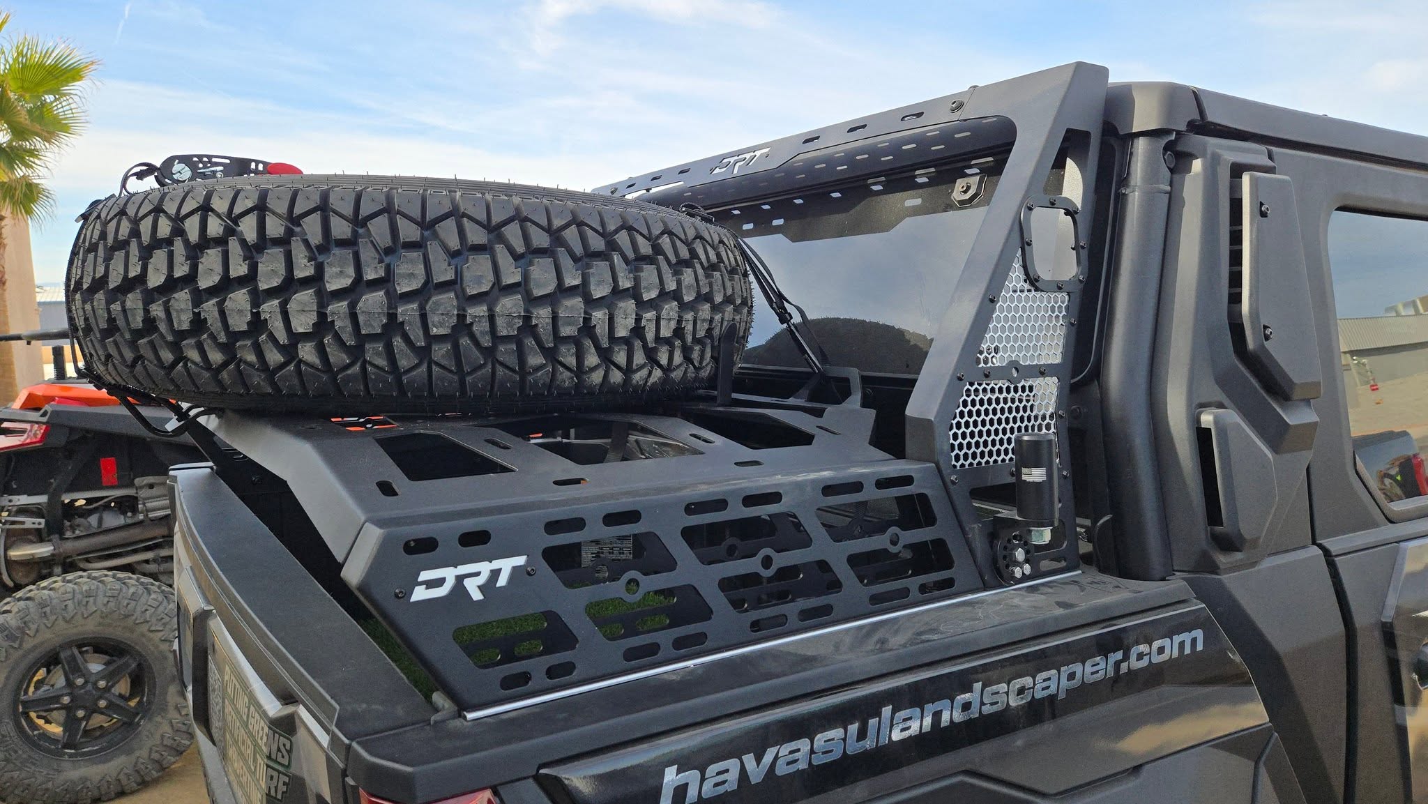 2024+ Polaris Xpedition Chase Rack & Tire Carrier System by DRT Motorsports