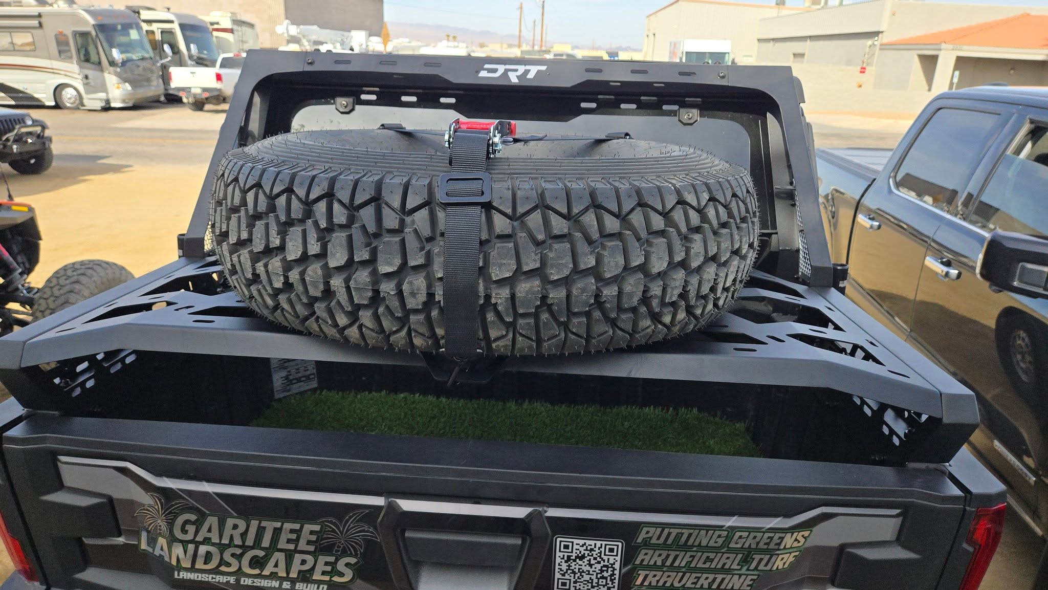 2024+ Polaris Xpedition Chase Rack & Tire Carrier System by DRT Motorsports