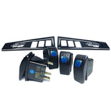 50 Caliber Racing Polaris RZR XP1000 Ride Command 6-Switch CNC Billet Dash Panel - Multiple Colors + Optional Switches (