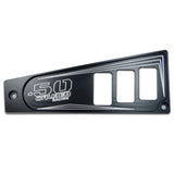 50 Caliber Racing Polaris RZR XP1000 Ride Command 6-Switch CNC Billet Dash Panel - Multiple Colors + Optional Switches (