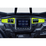 50 Caliber Racing Polaris RZR XP1000 Ride Command 6-Switch CNC Billet Dash Panel - Multiple Colors + Optional Switches (