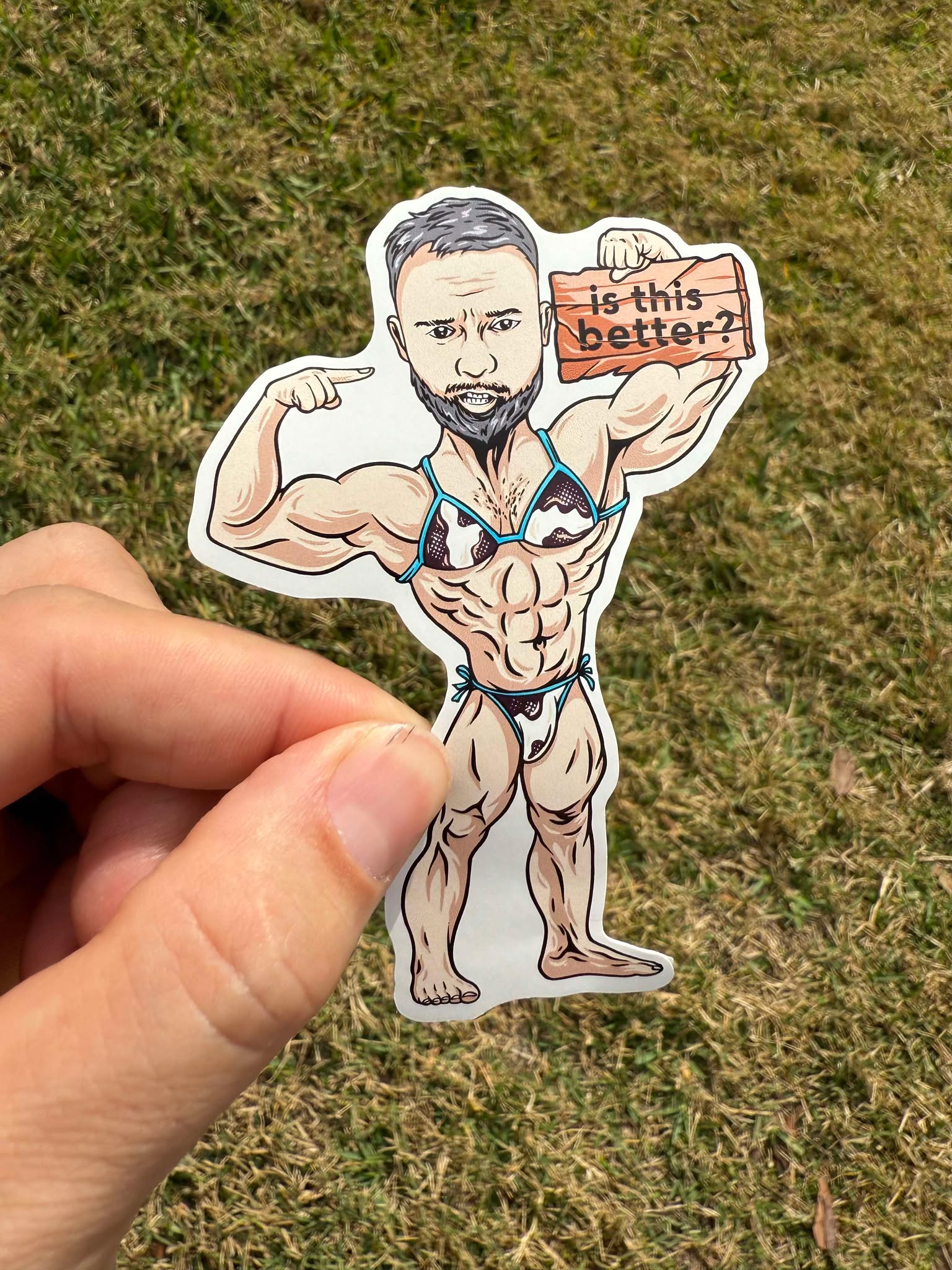 Photo of Bikini Matt Printed Sticker by Luckless Outfitters - Premium Stickers for UTVs / Side by Sides