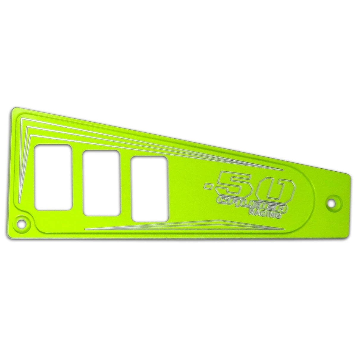50 Caliber Racing Polaris RZR XP1000 Ride Command 6-Switch CNC Billet Dash Panel - Multiple Colors + Optional Switches (