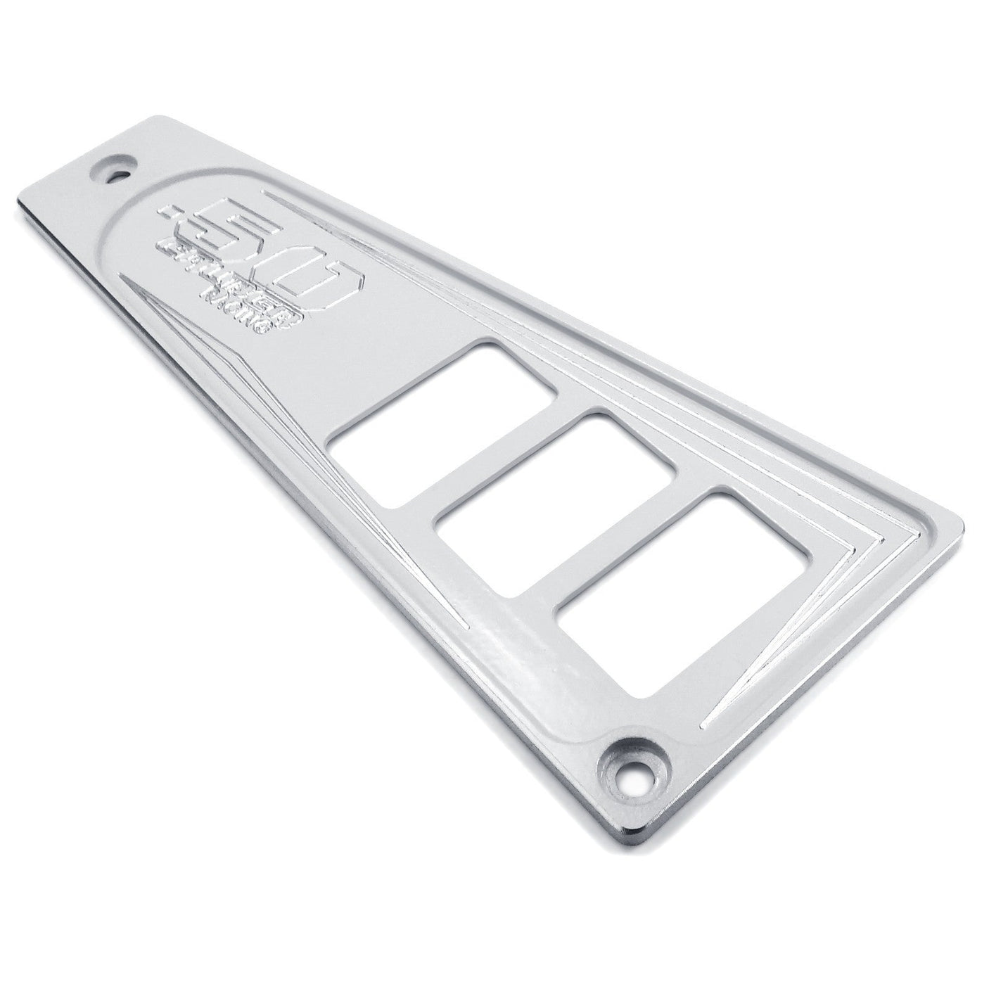50 Caliber Racing Polaris RZR XP1000 Ride Command 6-Switch CNC Billet Dash Panel - Multiple Colors + Optional Switches (