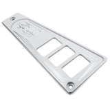50 Caliber Racing Polaris RZR XP1000 Ride Command 6-Switch CNC Billet Dash Panel - Multiple Colors + Optional Switches (