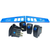 50 Caliber Racing Polaris RZR XP1000 Ride Command 6-Switch CNC Billet Dash Panel - Multiple Colors + Optional Switches (