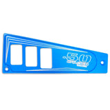 50 Caliber Racing Polaris RZR XP1000 Ride Command 6-Switch CNC Billet Dash Panel - Multiple Colors + Optional Switches (