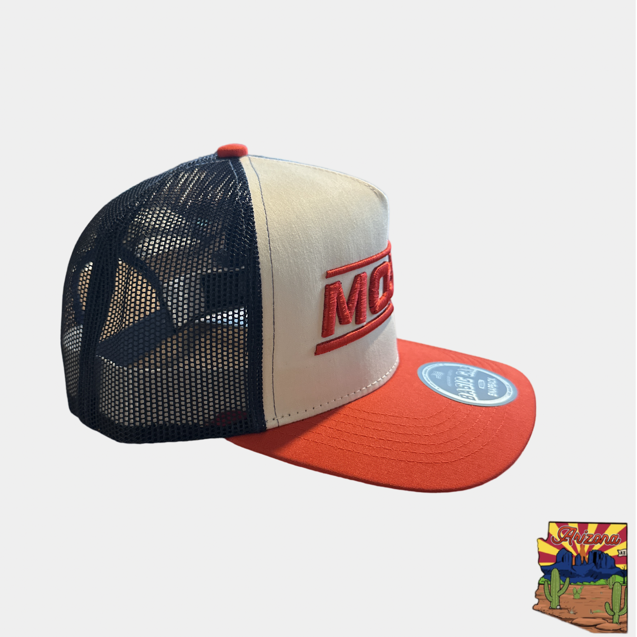 Photo of Mojab snap-back Trucker Hat Flag edition by MOJAB OFFROAD - Premium for UTVs / Side by Sides
