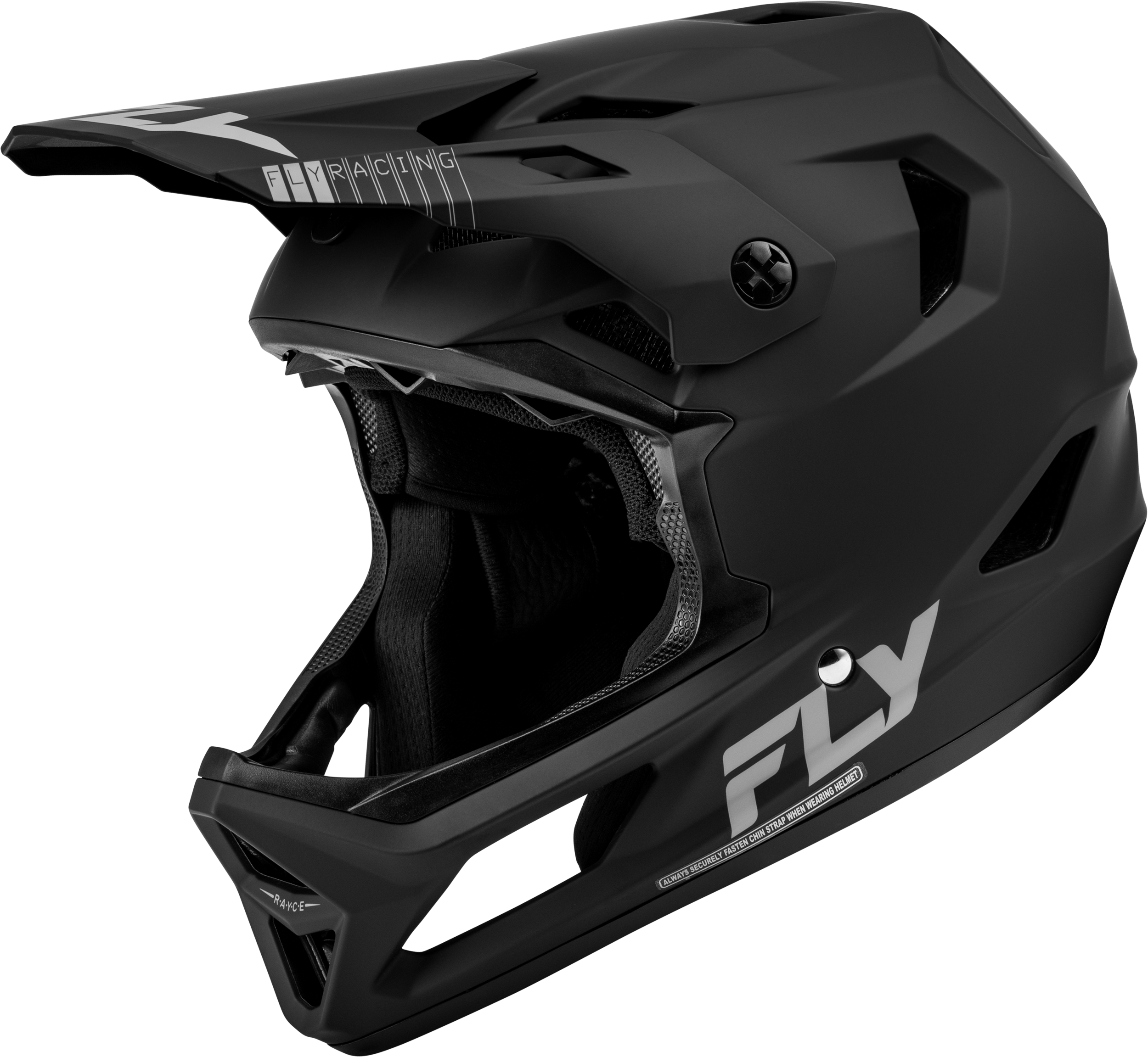 Photo of RAYCE BICYCLE HELMET MATTE BLACK MD by FLY RACING - Premium Helmets for UTVs / Side by Sides