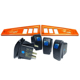 Polaris RZR XP1000 Ride Command 6-Switch CNC Billet Dash Panel - Multiple Colors + Optional Switches (2017+)