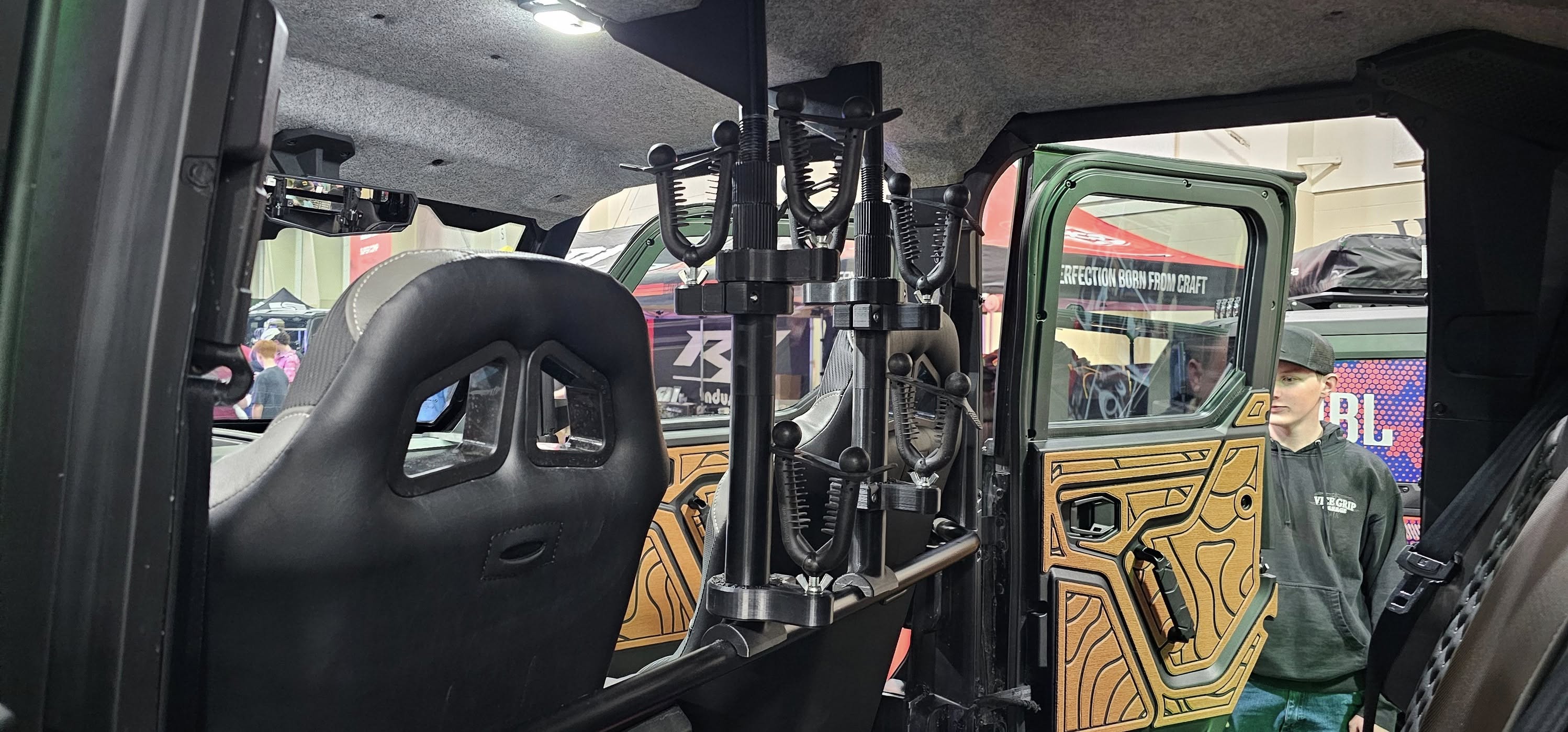 Polaris Xpedition 5 Seat, Northstar Mid Cage, 2 and 3 Place Rifle Mounting System