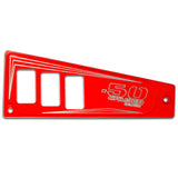 Polaris RZR XP1000 Ride Command 6-Switch CNC Billet Dash Panel - Multiple Colors + Optional Switches (2017+)