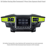 50 Caliber Racing Polaris RZR XP1000 Ride Command 6-Switch CNC Billet Dash Panel - Multiple Colors + Optional Switches (