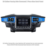 50 Caliber Racing Polaris RZR XP1000 Ride Command 6-Switch CNC Billet Dash Panel - Multiple Colors + Optional Switches (