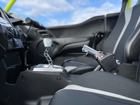 Photo of KRX 1000 Billet E-Brake Handle by Viper Machine - Premium for UTVs / Side by Sides