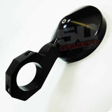 5-inch CNC billet UTV mirrors for 2-inch tubing - view 3