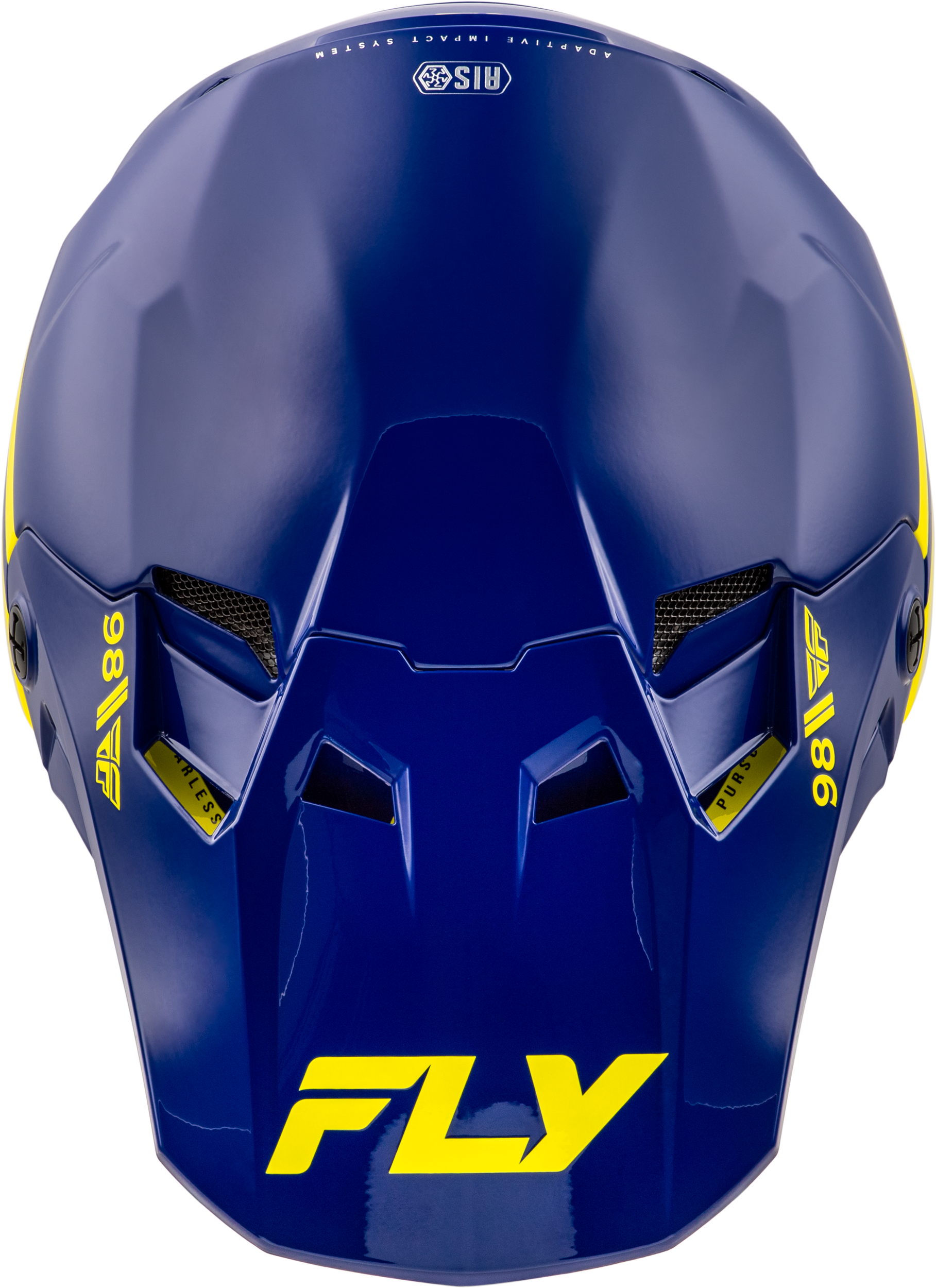 Photo of FORMULA CC OBJECTIVE HELMET NAVY/YELLOW LG by FLY RACING - Premium Helmets for UTVs / Side by Sides