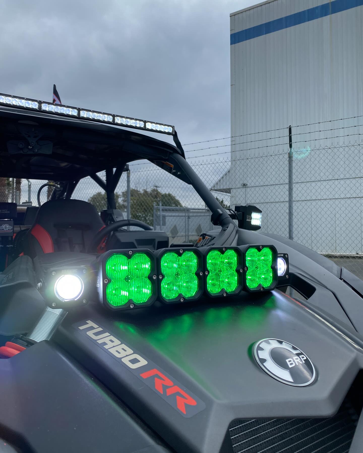Photo of Can-Am X3 Universal Shock Tower Bracket for LED Pods or LED Light Bar Made In USA by GGLighting - Premium for UTVs / Side by Sides