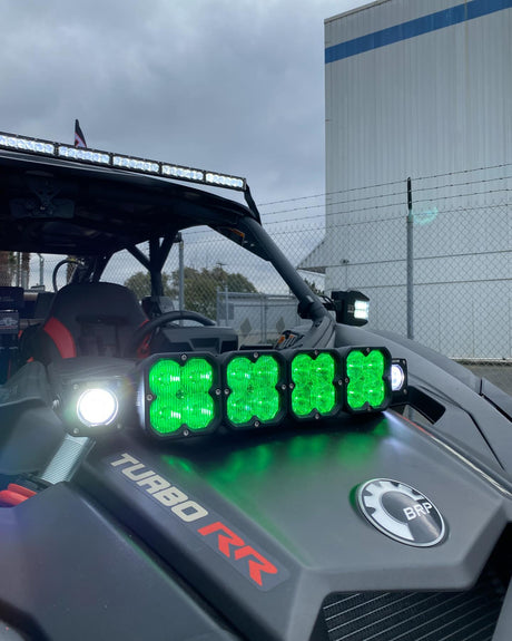 Photo of Can-Am X3 Universal Shock Tower Bracket for LED Pods or LED Light Bar Made In USA by GGLighting - Premium for UTVs / Side by Sides