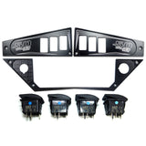 Polaris RZR XP1000 Ride Command 6-Switch CNC Billet Dash Panel - Multiple Colors + Optional Switches (2017+)