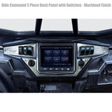 50 Caliber Racing Polaris RZR XP1000 Ride Command 6-Switch CNC Billet Dash Panel - Multiple Colors + Optional Switches (