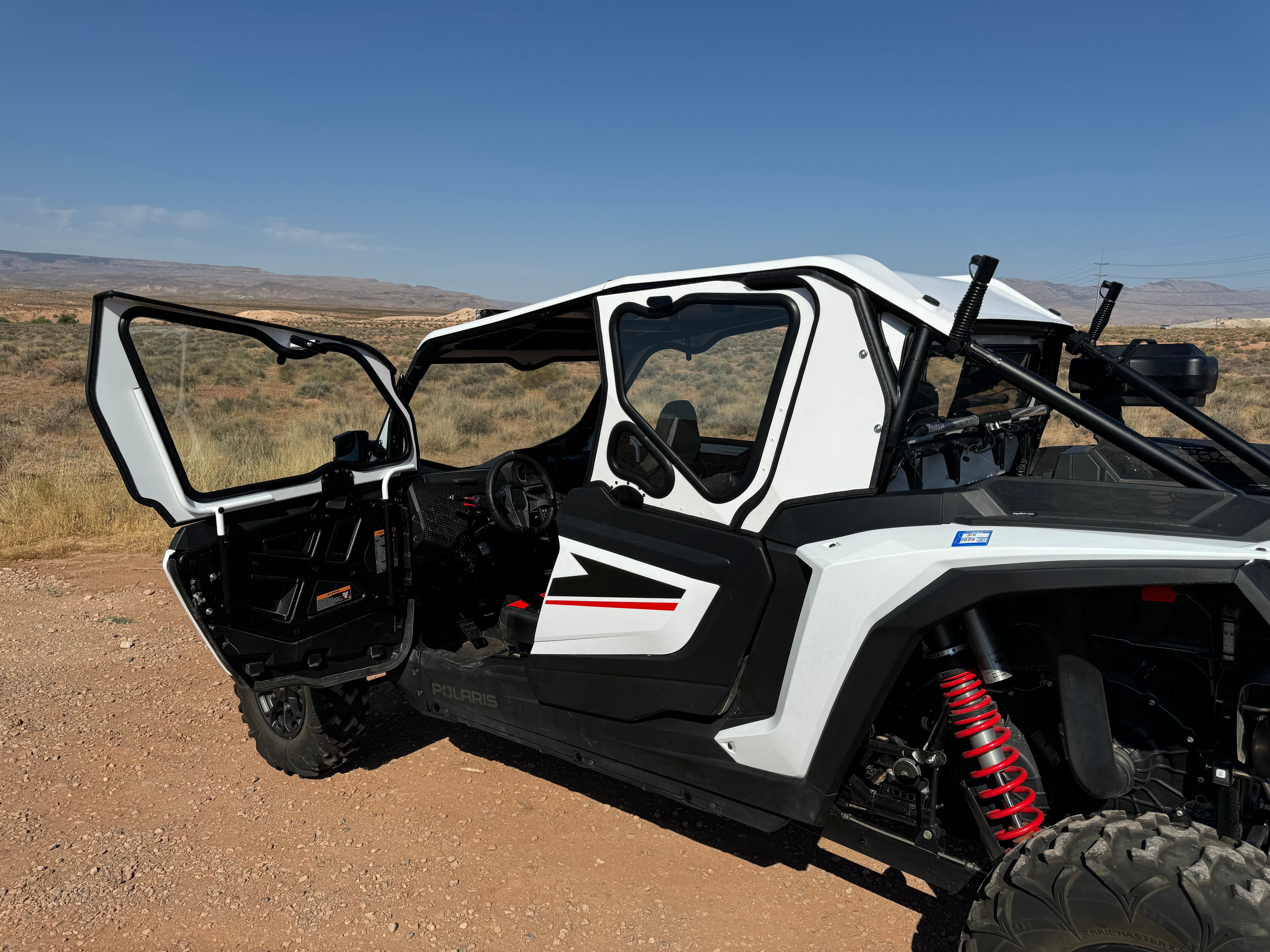 Photo of POLARIS RZR 1000XP/TURBO 4-SEAT Cab Enclosure "THE VAULT" 2024+ Upper Side Doors & Panels (Patent Pending) by Dirt Warrior Accessories - Premium VAULT for UTVs / Side by Sides